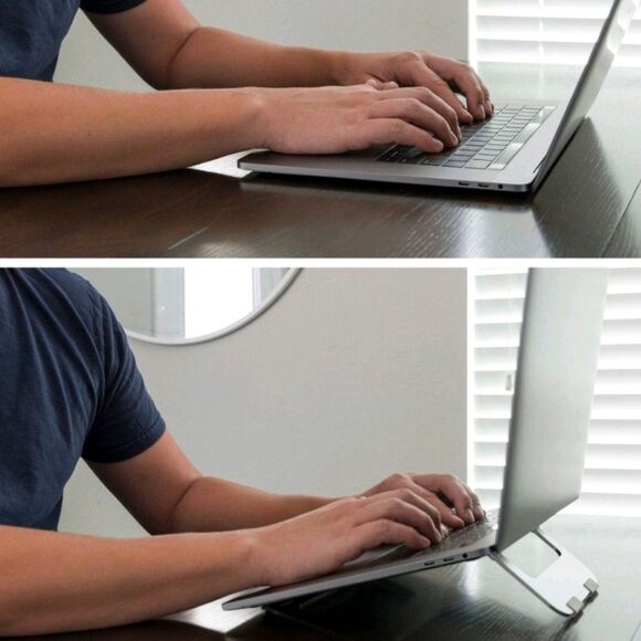 Phillips Ultra Thin Metal Laptop Stand - Picture 3 of 10